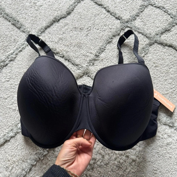 Third Love bra black classic tshirt 42F new - Picture 2 of 9